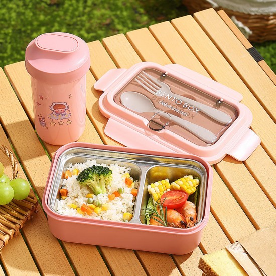 Stainless Steel Custom Lunch Box Is Convenient to Carry Environmentally Friendly Materials to Work and School Stainless Steel Custom Lunch Box Is Convenient to Carry Environmentally Friendly Materials to Work and School