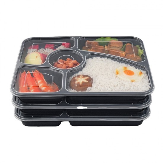 disposable microwave safe PP injection restaurant take away container camping food container meal bento box with lid disposable microwave safe PP injection restaurant take away container camping food container meal bento box with lid