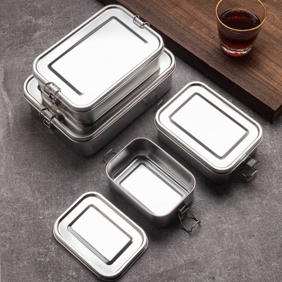 Square Shape Insulated Bento Lunch Box Multifunctional Thermal Food Storage Container Kitchen Use Portable Stainless Steel 0-3L Square Shape Insulated Bento Lunch Box Multifunctional Thermal Food Storage Container Kitchen Use Portable Stainless Steel 0-3L